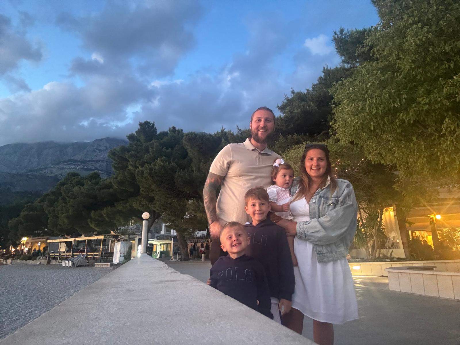 My Family & Me Sam Meade with his family – About section photo